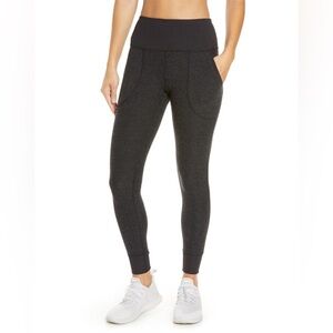 Women’s Zella Restore Soft Pocket Lounge Leggings - Charcoal Black - size S